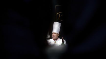 Paul Bocuse, le 29 janvier 2013, près de Lyon. (JEFF PACHOUD / AFP)