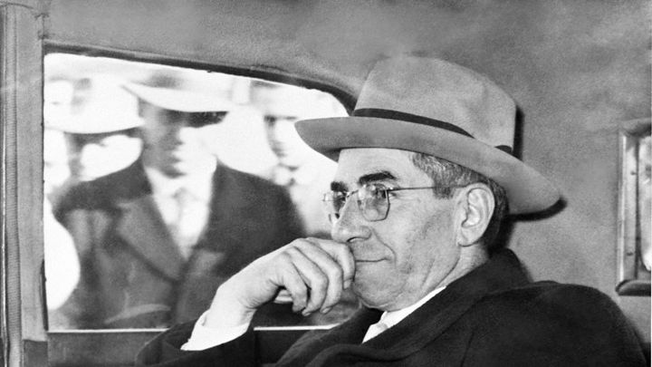 Lucky Luciano  en 1954
 (- / AFP)