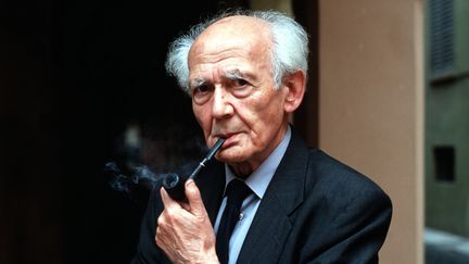 Le philosophe et sociologue Zygmunt Bauman en 2001.
 (LEONARDO CENDAMO / Leemage)