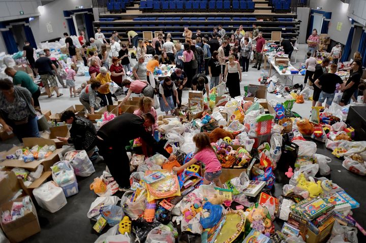 Residents of areas bordering Ukraine took refuge in the regional capital Belgorod (Russia) on June 3, 2023, after an armed incursion by Russian anti-Putin fighters.  (OLGA MALTSEVA / AFP)