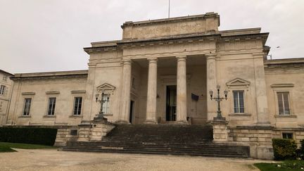 Le tribunal de Charente-Maritime à Saintes, en janvier 2020. (MARGAUX STIVE / RADIO FRANCE)