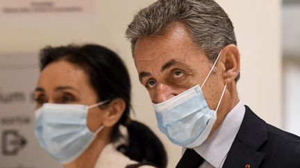 L'ancien chef de l'Etat, Nicolas Sarkozy, le 10 décembre 2020 à Paris. (BERTRAND GUAY / AFP)