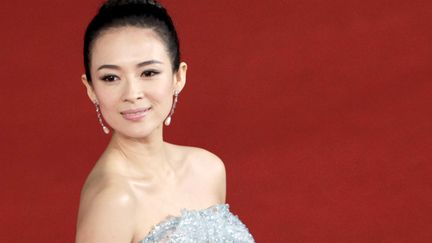 L'actrice chinoise Zhang Ziyi sur le tapis rouge du festival du film de Rome, le 2 novembre 2011. (CIAMBELLI MATTEO / SIPA)