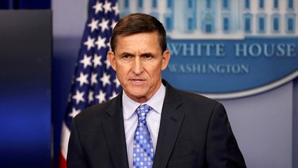 L'ancien conseiller de la Maison blanbche, Michael Flynn, à Washington, le 1er févrir 2017. (CARLOS BARRIA / REUTERS)