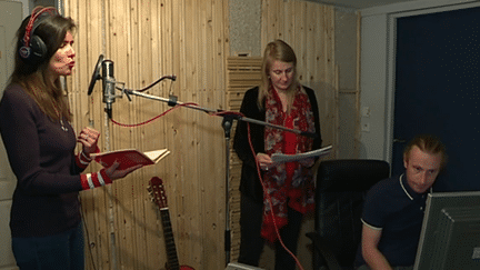 Séance d'enregistrement d'un livre audio
 (France 3/ Culturebox)