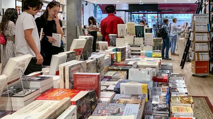 La librairie Le Divan à Paris (2022). (RICCARDO MILANI / HANS LUCAS)