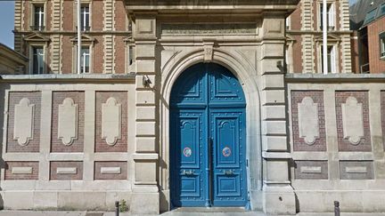 Vue Google Street View de la porte de la Banque de France, à Rouen (Seine-Maritime), en 2017.&nbsp; (GOOGLE MAPS)