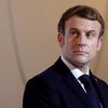 Le président français Emmanuel Macron, le 11 janvier 2022 à l'Elysée. (GONZALO FUENTES / AFP)