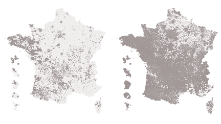 AVANT/APRES. Présidentielle : découvrez l'évolution du vote Macron entre les deux tours en gif animé (FRANCEINFO)