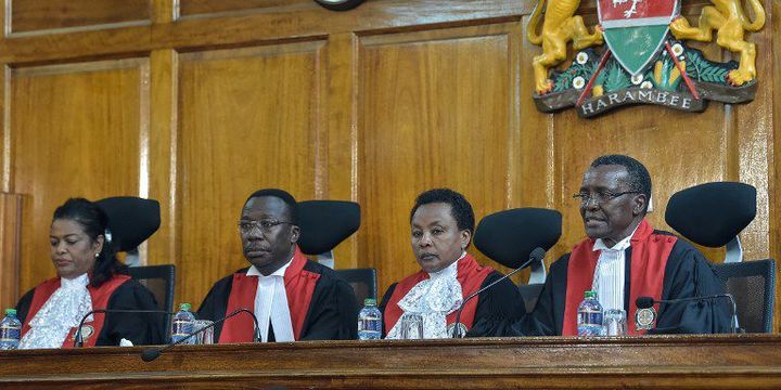 La Cour suprême invalide l’élection d’Uhuru Kenyatta. (SIMON MAINA / AFP)