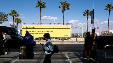 Lisbonne, Portugal, le 28 avril 2022. De nombreux Français se sont installés dans le pays pour bénéficier de mesures fiscales avantageuses. (MARTIN BERTRAND / HANS LUCAS)