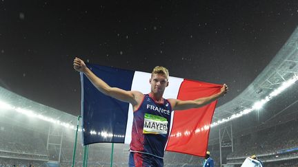 Le décathlonien tricolore Kevin Mayer (STEPHANE KEMPINAIRE / DPPI MEDIA)