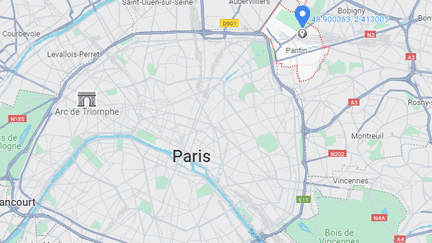 Les ossements ont été découverts à Pantin, ville de Seine-Saint-Denis située au nord-est de Paris. (GOOGLE MAPS)