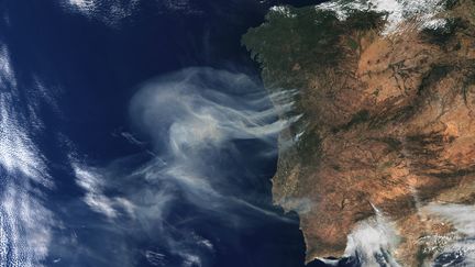 Incendies dans le nord du Portugal, le 17 septembre 2024. (GALLO IMAGES / ORBITAL HORIZON / COPERNICUS VIA GETTY IMAGES)