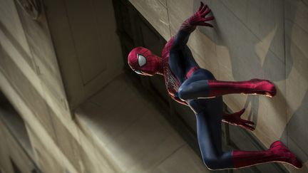 "The Amazing Spider-man 2" avec Andrew Garfield. C'est Tom Holland qui incarnera le célèbre homme araignée dans le prochain film.
 (Niko Tavernise / Archives du 7e art / Photo12 / AFP)