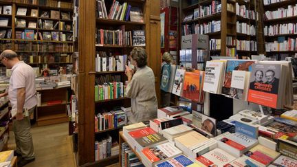 Delamain, la plus ancienne librairie parisienne qui remonte au XVIIIe siècle 
 (DOMINIQUE FAGET / AFP)