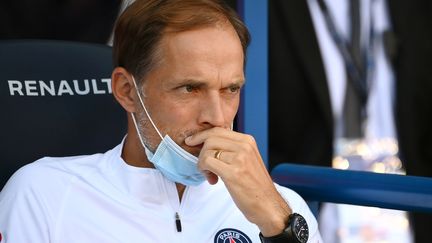 Thomas Tuchel espère disputer sa première demi-finale européenne (FRANCK FIFE / AFP)