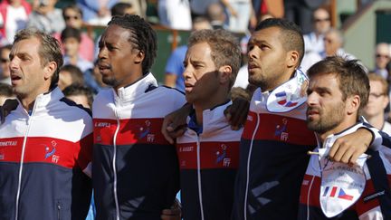 Julien Benneteau, Gaël Monfils, Richard Gasquet, Jo-Wilfried Tsonga et Arnaud Clément