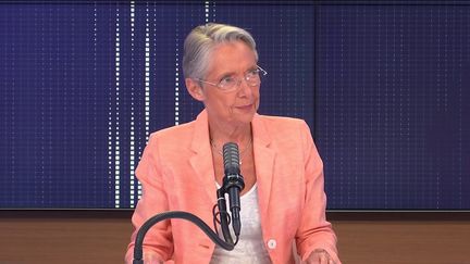 Elisabeth Borne, la ministre&nbsp;du Travail, de l’emploi et de l’insertion&nbsp;était l'invitée du "8h30&nbsp;franceinfo", mercredi 9&nbsp;juin 2021. (FRANCEINFO / RADIOFRANCE)