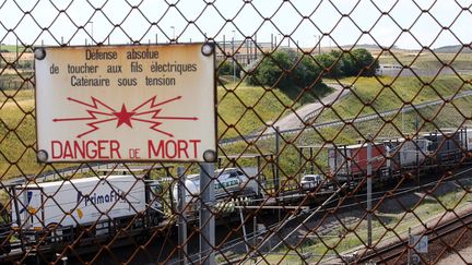 &nbsp; (Des conducteurs de navettes d'Eurotunnel disent leurs craintes de percuter des réfugiés © MaxPPP)