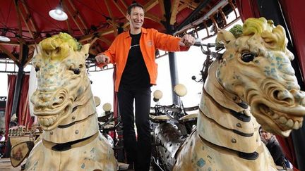 Les bêtes fantastiques du nouveau Carrousel du monde marin de Nantes (13 juillet 2012)
 (Jean-Sébastien Evrard / AFP)