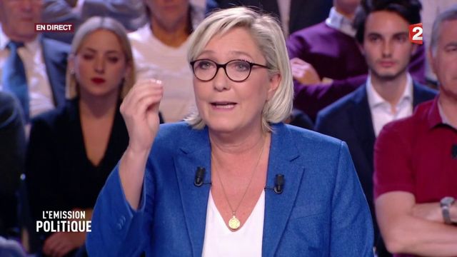 Marine Le Pen sur l'euro : "Nous allons voir"