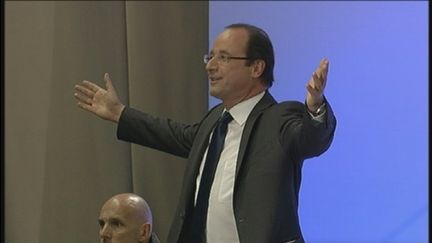 François Hollande, le 22 avril 2012 (FTV)