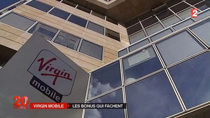 Le si&egrave;ge de l'op&eacute;rateur Virgin Mobile, &agrave; Levallois-Perret (Hauts-de-Seine), le 23 juillet 2015. ( FRANCE 2)