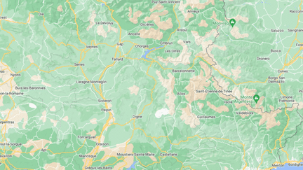 La commune du Vernet, dans les Alpes-de-Hautes-Provence. (SNAZZY MAPS / GOOGLE MAPS)