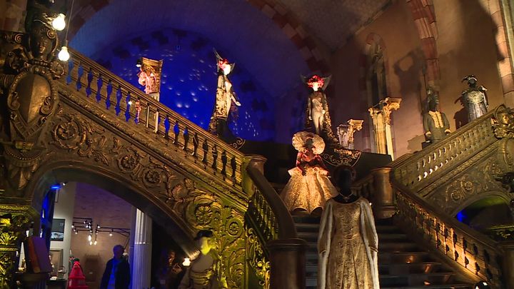 The staircase of La Valkyrie, signed by the decorator Ezio Frigerio (France 3 Midi-Pyrénées)