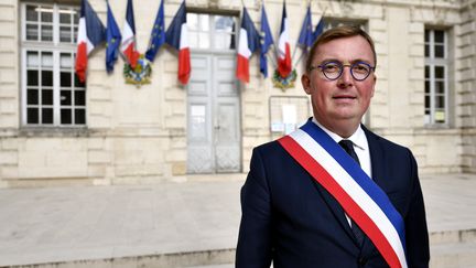 Le maire de Verdun, Samuel Hazard, en octobre 2020. (ALEXANDRE MARCHI / MAXPPP)