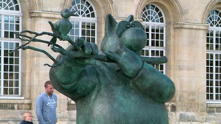 "Le chat déambule", exposition à ciel ouvert dans les rues de Caen (Calvados) (France 3 Normandie)