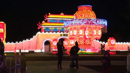 Une des 39 sculptures géantes du Festival des Lumières Célestes (S. Hasnaoui / France Télévisions)