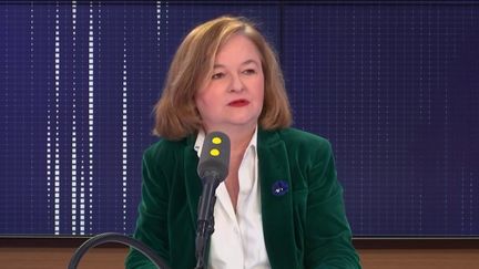 Nathalie Loiseau, députée européenne LREM, présidente de la sous-commission Sécurité et Défense, était l'invitée de franceinfo le 11 novembre 2019. (FRANCEINFO / RADIO FRANCE)