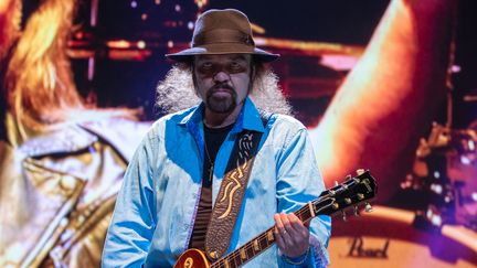 Gary Rossington, le 11 mai 2019, au Texas. (SUZANNE CORDEIRO / AFP)