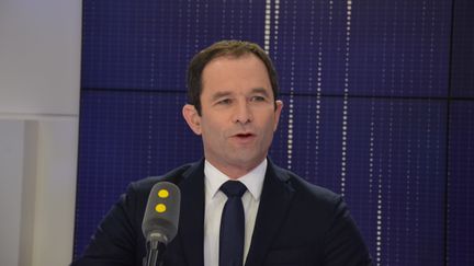 Benoît Hamon, fondateur du Mouvement du 1er juillet, ex-candidat PS à la présidentielle. (JEAN-CHRISTOPHE BOURDILLAT / RADIO FRANCE)