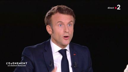 Emmanuel Macron invité du second volet de l'émission politique "L'Evénement" sur France 2