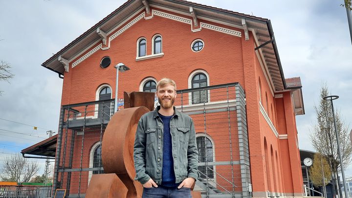 Tom Meier, habitant de Dingolfing. (SEBASTIEN BAER / RADIO FRANCE)