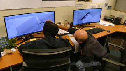 Une photo non datée de l'équipe de la Silentworld Foundation qui recherche l'épave du "Montevideo Maru", retrouvée le 18 avril au large des Philippines. (SILENTWORLD FOUNDATION / AFP)