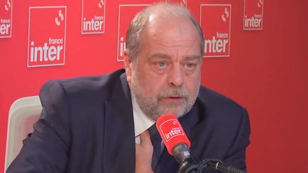 Minister of Justice Eric Dupond-Moretti, December 14, 2023 on France Inter.  (FRANCE INTER / RADIO FRANCE)