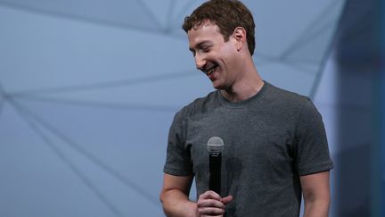 Le fondateur de Facebook, Mark Zuckerberg, &agrave; une conf&eacute;rence organis&eacute;e par le r&eacute;seau social &agrave; San Francisco (Californie), le 30 avril 2014. (JUSTIN SULLIVAN / GETTY IMAGES NORTH AMERICA / AFP)