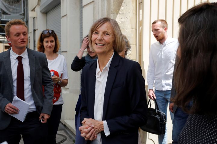 La ministre des Affaires européennes, Marielle de Sarnez, le 11 juin 2017 à Paris. (PATRICK KOVARIK / AFP)