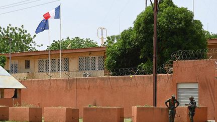 L'ambassade de France à Niamey, le 24 septembre 2023. (AFP)