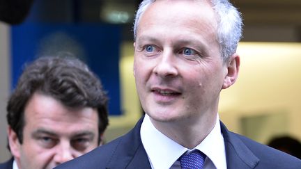 Le d&eacute;put&eacute; Bruno Le Maire, le 10 juin 2014 au si&egrave;ge de l'UMP, &agrave; Paris. (ERIC FEFERBERG / AFP)