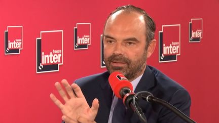 Le Premier ministre, Edouard Philippe, invité du grand entretien sur France Inter, le 20 septembre 2018. (RADIO FRANCE)