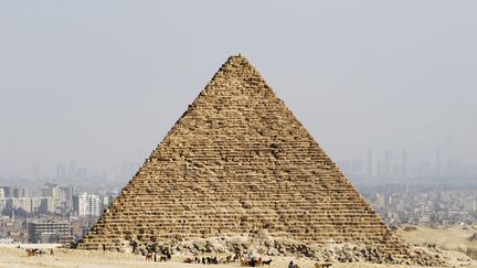 The smallest of the pyramids of Giza (Egypt), Mykerinos.  (NEWSCOM / VIA MAXPPP)