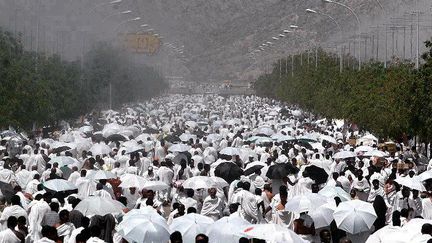 Nombre d'Indonésiens, respectueux des cinq piliers de l'islam, font du pèlerinage le but de leur vie, et ce, depuis au moins deux siècles. (MARWAN NAAMANI / AFP)