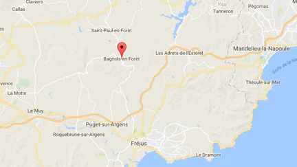 Bagnols-en-Forêt (Var). (GOOGLEMAPS)