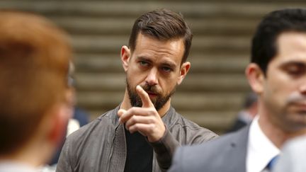 Le président et fondateur de Twitter, Jack Dorsey, à la bourse de New York, le 19 novembre 2015. (LUCAS JACKSON / REUTERS)