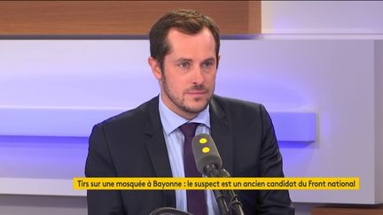 Nicolas Bay, eurodéputé et membre du Rassemblement national le 28 octobre 2019 sur franceinfo.&nbsp; (RADIO FRANCE / FRANCEINFO)